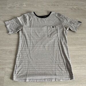 RVCA Striped Pocket Crew Neck T-Shirt